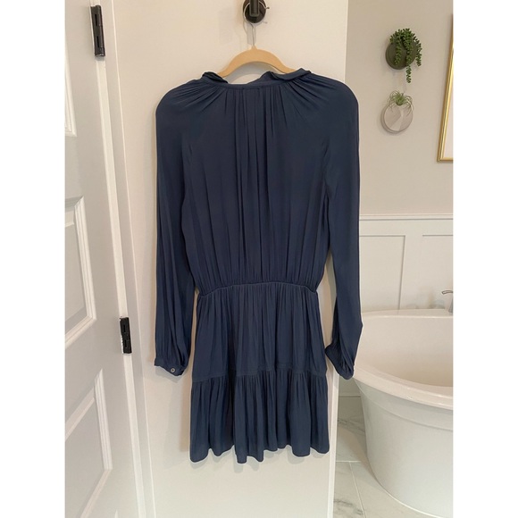 Long Wrap Denim Dress by Current Air